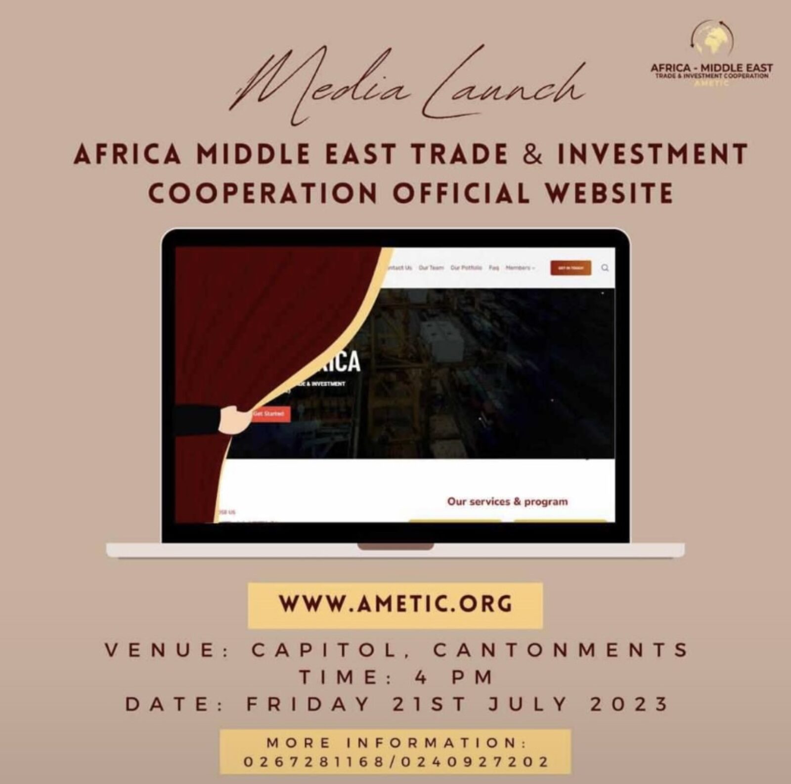 AFRICA MIDDEL EAST TRADE & INVESTMENT COOPERATION OFFICIAL WEBSITE